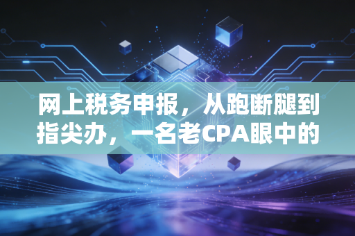 网上税务申报，从跑断腿到指尖办，一名老CPA眼中的数字化变革与生存指南