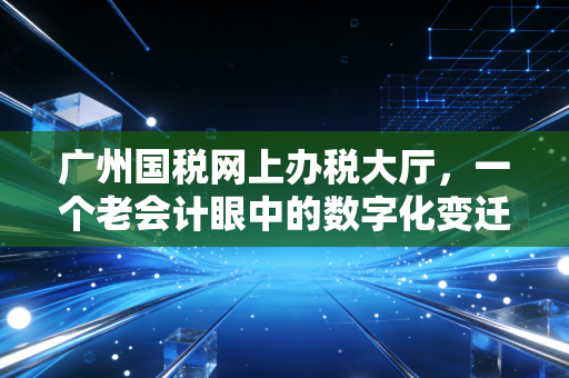 广州国税网上办税大厅，一个老会计眼中的数字化变迁与实操心得