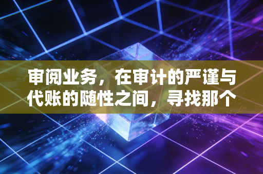 审阅业务，在审计的严谨与代账的随性之间，寻找那个完美的平衡点