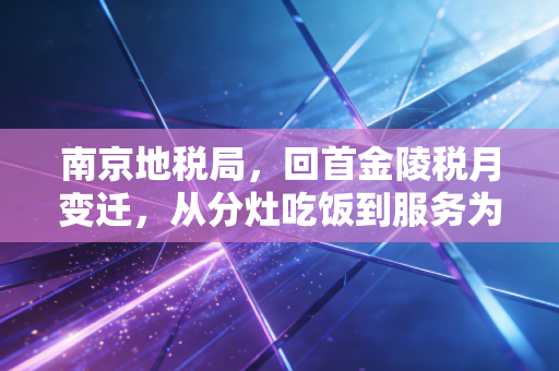 南京地税局,回首金陵税月变迁,从分灶吃饭到服务为民的亲历记
