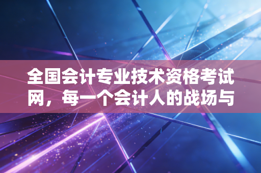 全国会计专业技术资格考试网，每一个会计人的战场与跳板，也是我们青春的注脚