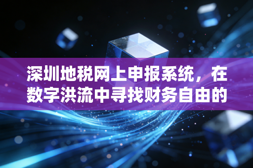 深圳地税网上申报系统，在数字洪流中寻找财务自由的诺亚方舟