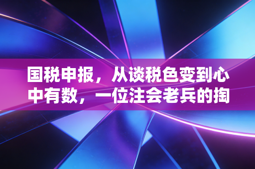 国税申报，从谈税色变到心中有数，一位注会老兵的掏心窝子话