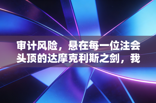 审计风险，悬在每一位注会头顶的达摩克利斯之剑，我们该如何与它共舞？