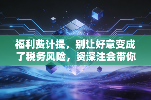 福利费计提，别让好意变成了税务风险，资深注会带你走出薪酬福利的误区