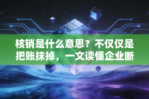 核销是什么意思?不仅仅是把账抹掉,一文读懂企业断舍离背后的财务智慧