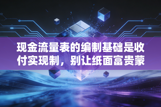 现金流量表的编制基础是收付实现制，别让纸面富贵蒙蔽了双眼，聊聊企业的血液真相