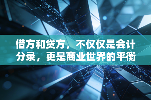 借方和贷方，不仅仅是会计分录，更是商业世界的平衡哲学