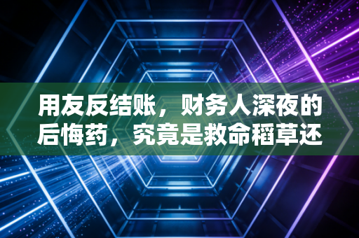 用友反结账，财务人深夜的后悔药，究竟是救命稻草还是潘多拉魔盒？