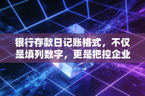 银行存款日记账格式,不仅是填列数字,更是把控企业命脉的艺术