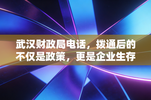 武汉财政局电话，拨通后的不仅是政策，更是企业生存的救命稻草