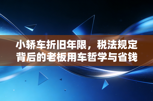 小轿车折旧年限，税法规定背后的老板用车哲学与省钱智慧