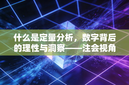 什么是定量分析,数字背后的理性与洞察——注会视角的深度解读