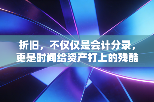 折旧,不仅仅是会计分录,更是时间给资产打上的残酷折痕