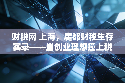财税网 上海，魔都财税生存实录——当创业理想撞上税务合规的硬骨头