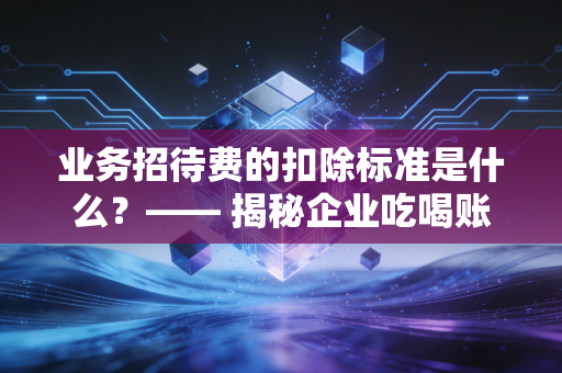 业务招待费的扣除标准是什么？—— 揭秘企业吃喝账背后的税务红线与生存智慧