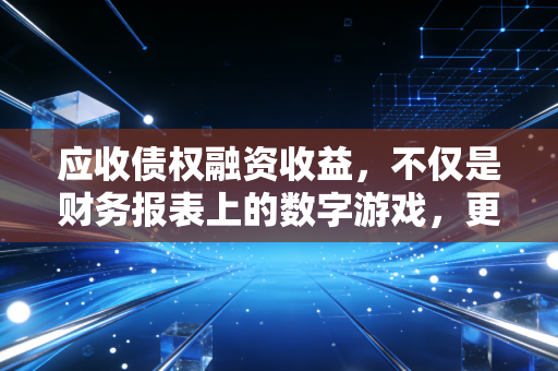 应收债权融资收益,不仅是财务报表上的数字游戏,更是企业生存的隐形智慧