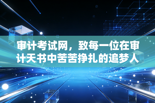 审计考试网，致每一位在审计天书中苦苦挣扎的追梦人——聊聊那些年我们踩过的坑