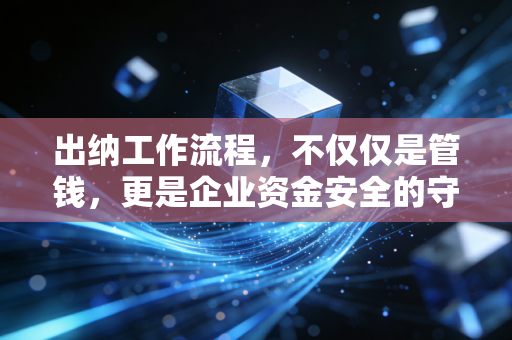 出纳工作流程，不仅仅是管钱，更是企业资金安全的守门员手记