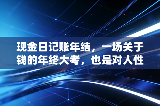 现金日记账年结，一场关于钱的年终大考，也是对人性的一次拷问