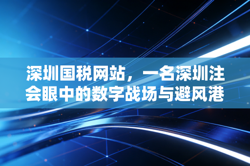 深圳国税网站，一名深圳注会眼中的数字战场与避风港