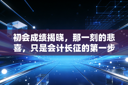 初会成绩揭晓，那一刻的悲喜，只是会计长征的第一步