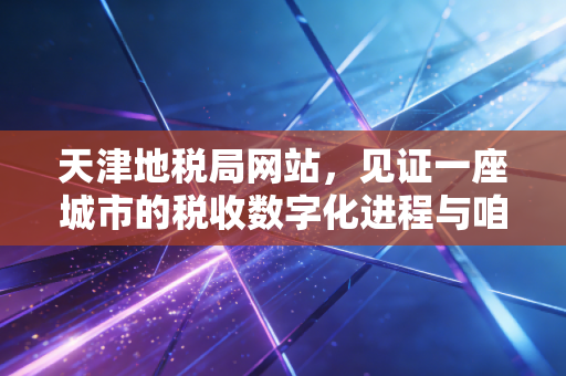 天津地税局网站,见证一座城市的税收数字化进程与咱们纳税人的悲欢