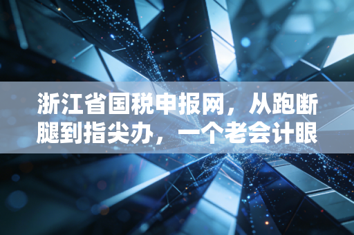 浙江省国税申报网,从跑断腿到指尖办,一个老会计眼中的税务数字化变迁
