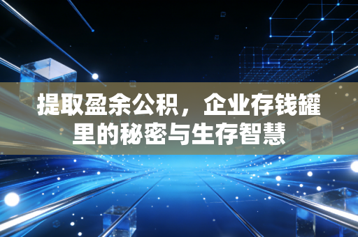 提取盈余公积，企业存钱罐里的秘密与生存智慧