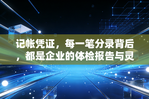 记帐凭证,每一笔分录背后,都是企业的体检报告与灵魂拷问