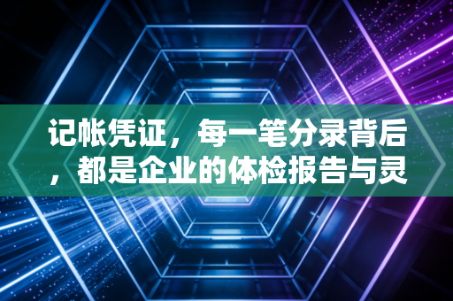 记帐凭证，每一笔分录背后，都是企业的体检报告与灵魂拷问