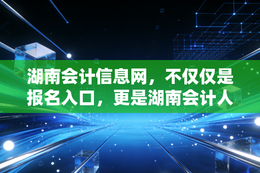 湖南会计信息网，不仅仅是报名入口，更是湖南会计人的职业灯塔