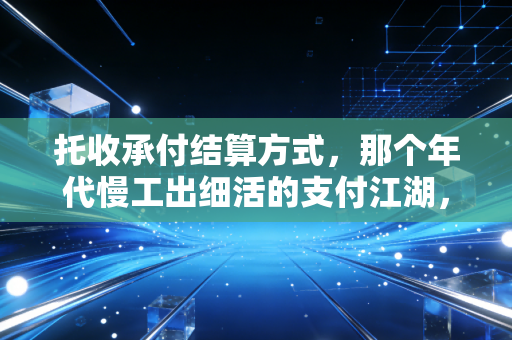托收承付结算方式,那个年代慢工出细活的支付江湖,如今还剩几分用武之地?