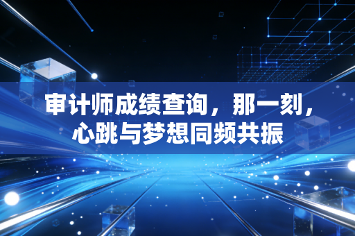 审计师成绩查询,那一刻,心跳与梦想同频共振