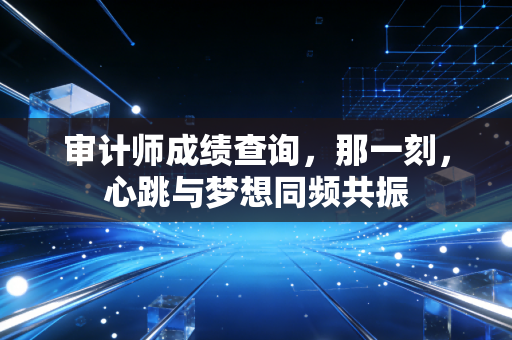 审计师成绩查询，那一刻，心跳与梦想同频共振