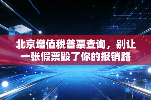 北京增值税普票查询，别让一张假票毁了你的报销路