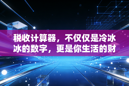 税收计算器,不仅仅是冷冰冰的数字,更是你生活的财务体温计