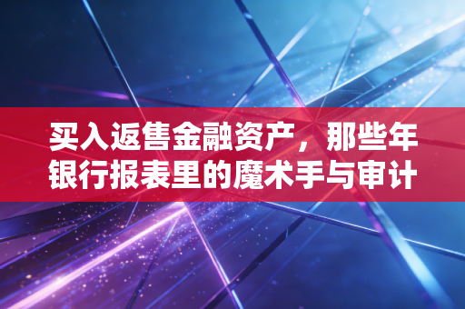 买入返售金融资产，那些年银行报表里的魔术手与审计师的火眼金睛