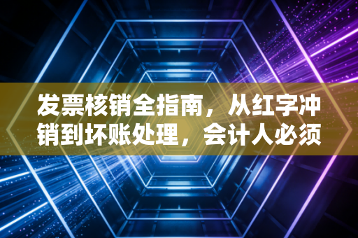 发票核销全指南,从红字冲销到坏账处理,会计人必须掌握的避坑法则