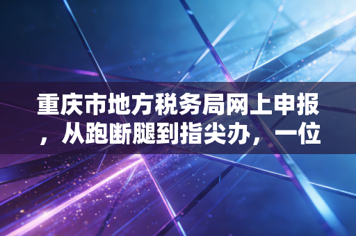 重庆市地方税务局网上申报,从跑断腿到指尖办,一位老会计的数字化心路历程