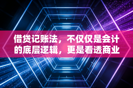借贷记账法,不仅仅是会计的底层逻辑,更是看透商业世界的天眼