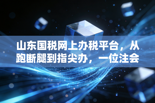 山东国税网上办税平台，从跑断腿到指尖办，一位注会眼中的数字化税务变革