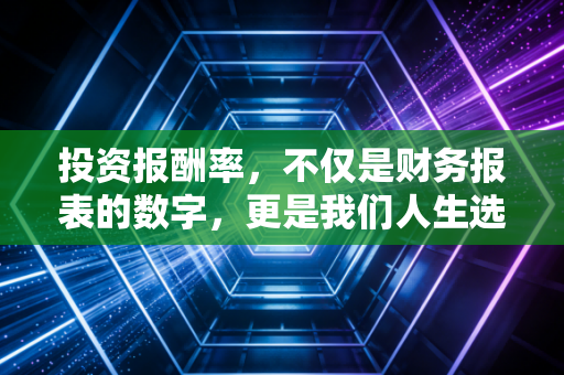 投资报酬率，不仅是财务报表的数字，更是我们人生选择的底层逻辑