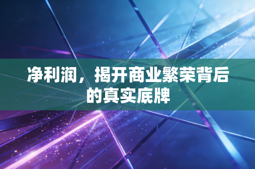 净利润，揭开商业繁荣背后的真实底牌