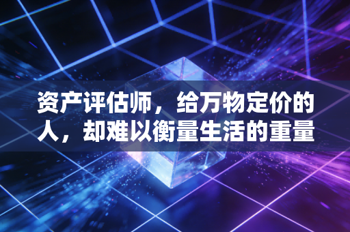 资产评估师，给万物定价的人，却难以衡量生活的重量