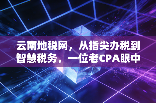 云南地税网，从指尖办税到智慧税务，一位老CPA眼中的变迁与坚守