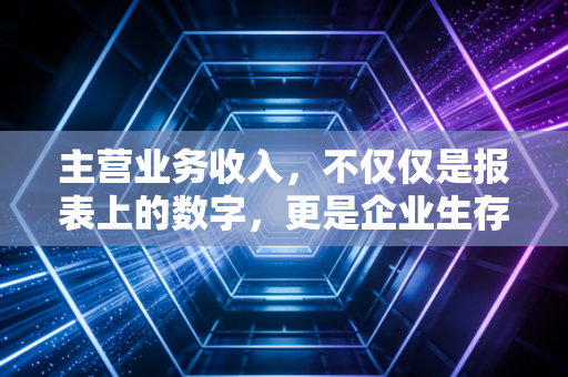 主营业务收入，不仅仅是报表上的数字，更是企业生存的体温计