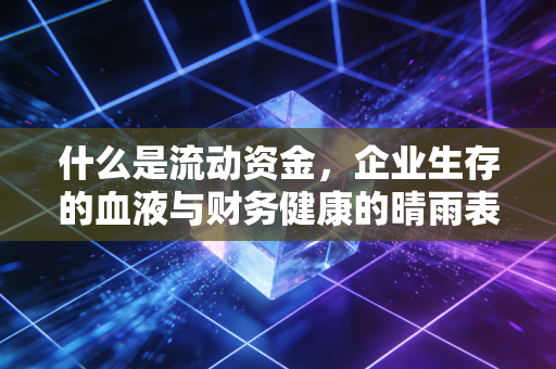 什么是流动资金，企业生存的血液与财务健康的晴雨表