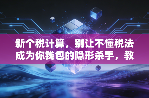 新个税计算，别让不懂税法成为你钱包的隐形杀手，教你如何合法多拿钱