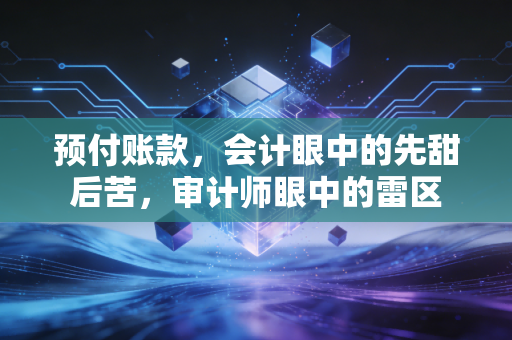 预付账款,会计眼中的先甜后苦,审计师眼中的雷区